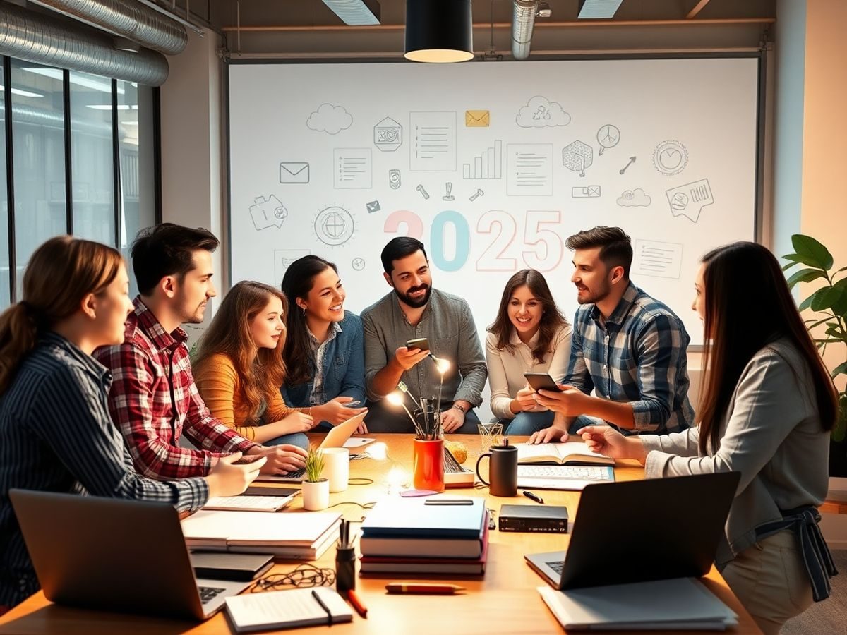 Startup-uri discutând strategii inovatoare de marketing.