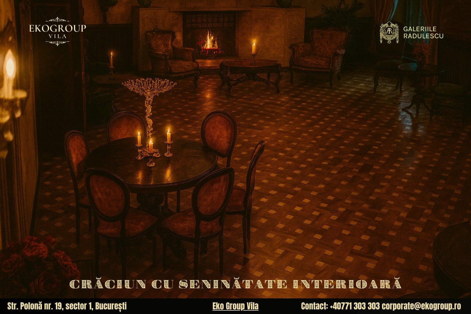 Târg de Crăciun cu farmec interbelic: Crăciunul anilor ’30 la Eko Group Vila